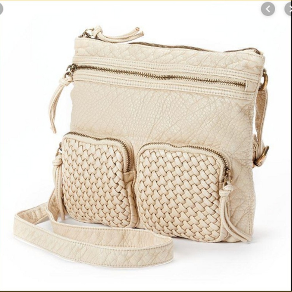 Sonoma Georgia Basketweave Crossbody Bag Purse